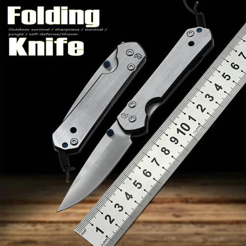 Titanium Alloy Folding Knives M390 Pocket Knife Portable EDC Tool Knife Fishing Camping Knife Multi-Purpose Outdoor Hiking Knife