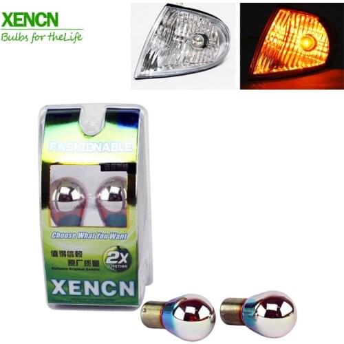 XENCN S25 PY21W BAU15s 12V 21W Super Mirror Series Stop lights, Rear fog lights, Rear indicators for accent BMW citroen audi a4