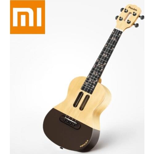 Xiaomi mijia Populele U1 Smart Ukulele 4 Strings 23 Inch Electric Guita LED Bluetooth USB Multifunctional Smart For Beginners