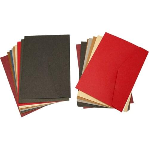 20PCS Retro Invitation Letter Invitation Envelope Thicken Paper No. 7 Envelope Suitable for Birthdays, Weddings, Etc
