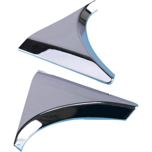 Car ABS Chrome 2Pcs Rear Window Tailgate Spoiler Trims Cover Fit For Nissan Qashqai J11 2014 2015 2016 2017 2018