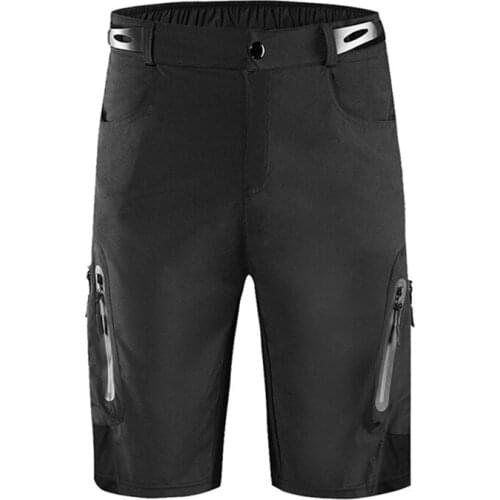 Breathable Men Cycling Shorts Outdoor Sports MTB Shorts Multi-Pocket Racing Bike Loose Downhill Shorts