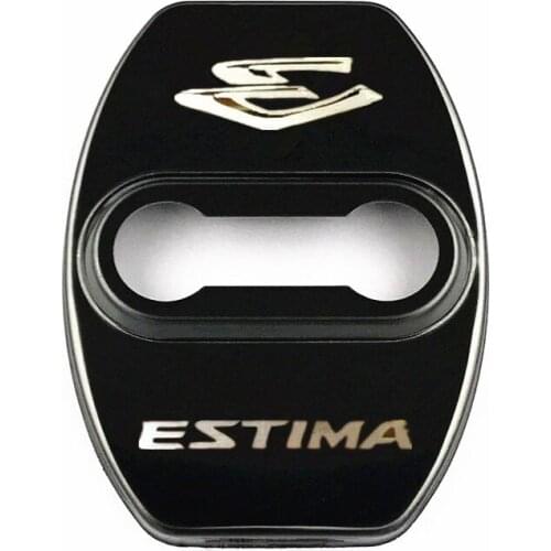 ES-01 Door Lock Cover stainless steel case for Toyota Estima style2 assessories car styling