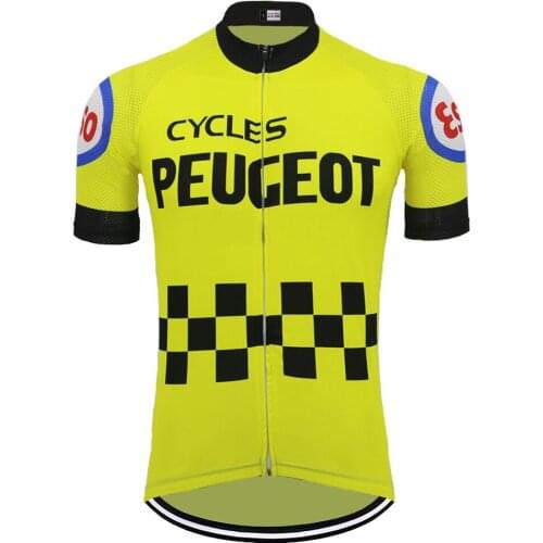 2020 New Classic Mens Yellow Short-Sleeved Professional Team Racing Wear, High Quality Mountain Bike Clothes DOWNORUP Hot Sale