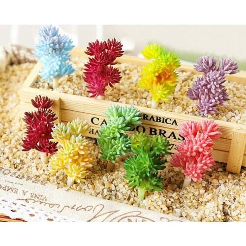 Artificial Succulents Plants Home Garden Living Room Wedding Decoration Fake Plants Bonsai DIY Flower Arrangement Accessories