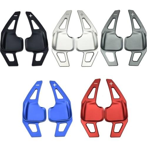 Pair Car Steering Wheel Paddle Extensions Shifter High Quality Aluminum Shift Paddles Kit For BMW 3 4 5 Series F10 F30 i8