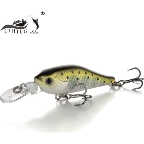 LTHTUG Japanese Design Pesca Stream Fishing Lure 40mm 2.5g Floating Minnow Crank Isca Artificial Baits For Bass Perch Pike Trout