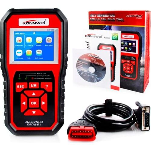 Best OBD2 Scanner OBD 2 Autoscanner KONNWEI KW850 Scanner Supports Multi-languages ODB 2 Auto Diagnostic Scanner