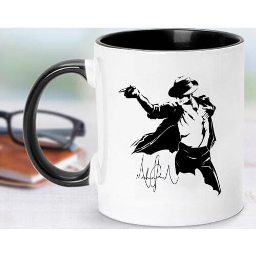 Michael Jackson Dancing Mug 11oz Ceramic Coffee Mugs Travel Tea Cups Friends Birthday Gifts