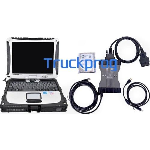 MB Xentry das wis MB Star C6 Multiplexer Connect pk Mb Star C4 c5 Multiplexer For benz car truck diagnostic tool+CF19 laptop