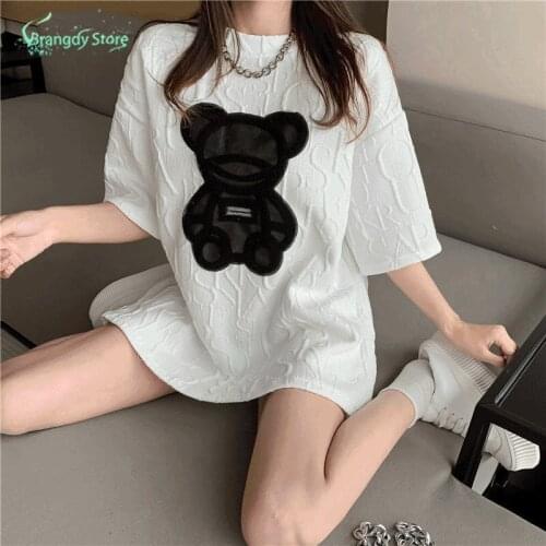 In 2021 Fashion Women Aesthetic Sweatshirt Harajuku Ended Up With T-shirts With Short Sleeves Korean Style Cute Kawaii Blouse