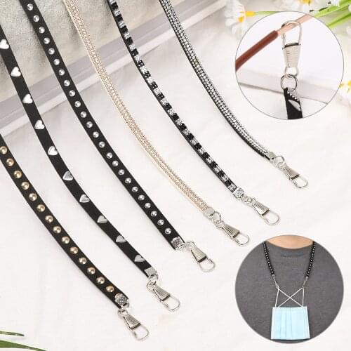 New Fashion Women Men Glasses Chain Holder Necklace Sunglasses Lanyard Non-slip Face Mask Strap Eyewear Braid Glasses Decor