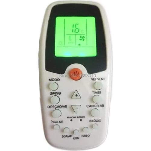 Used Original AC Remote Controller ZH/KZ-01 for KOMECO ZH/EZ-01 ZH/HZ-01 with backlight Air Conditioner Remoto Fernbedineung