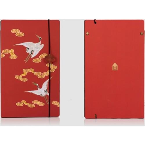 Portable Hardcover Forbidden City Notebook Removable Bronzing Notepad For Student Writing Notebook Office Stationery Supplies