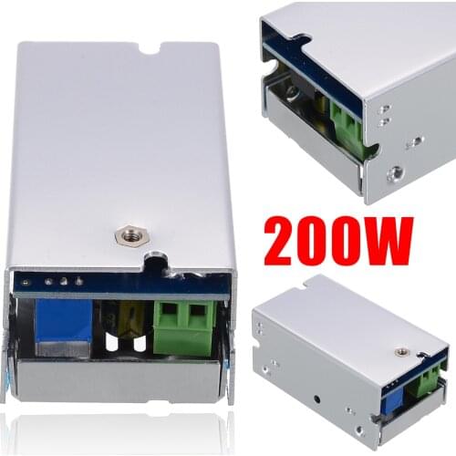 Newest 200W 15A Adjustable Buck Converter 10-60V to 1-36V Voltage Module DC-DC Step-down Board With Aluminum Housing 180KHz