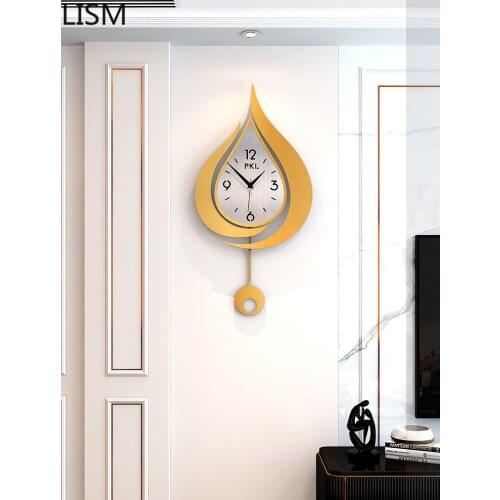 Nordic Clock Wall Clock Living Room Modern Minimalist Atmosphere Home Silent Clock Personality Creative Fashion Wall Wall Clock