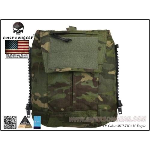 Emersongear Pouch Zip-ON Panel FOR AVS JPC2.0 CPC Tactical Vest Pouch Multicam Tropic EM8348