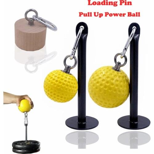 Hand Arm Grip Strength Loading Pin with Pull Up Power Ball for Finger Wrist Forearm Strengthener Gym Home Fitness Equipment
