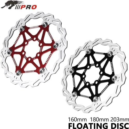 Bicycle Disc Brake Rotor MTB Ultra-light Floating Disc Rotors 160/180/203mm IIIPRO Brake Pad Float Rotors Six bolts Bicycle Part