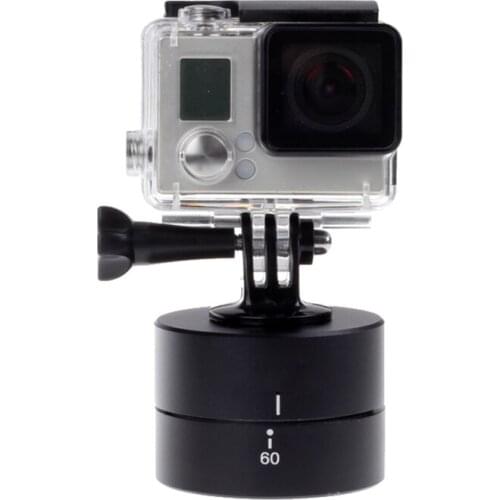 360 degree Rotating 60min Time Lapse Automatic Timer Tripod Head Photography Delay Tilt Head for GoPro Red Black Brown Green