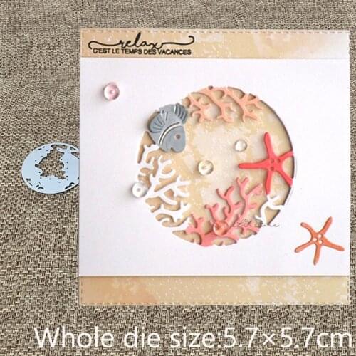 XLDesign Craft Metal Cutting Dies cut dies seaweed fish ring decoration scrapbook Album Paper Card Craft Embossing die cuts