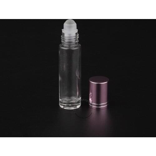 10ml High Quality Clear Glass Roll-on Perfume Bottle 10cc Essential Oil Bottles Sample Display Glass Vial Packaging 20pcs/lot