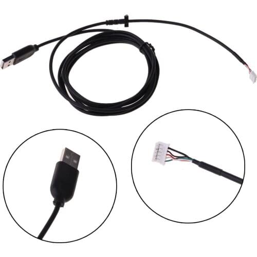 D08B USB Soft Mouse Cable Line Replacement Wire for logitech G402 Hyperion Fury Mouse