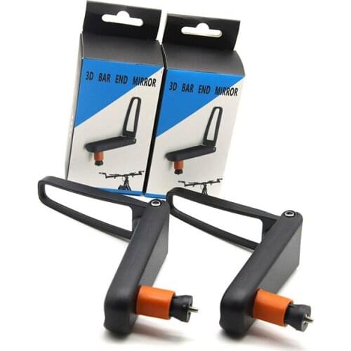 2021 Mountain Bike Rearview Mirror 360 Degree Rotating Bicycle Accessories Bicycle Handle Block Folding Rearview Mirror