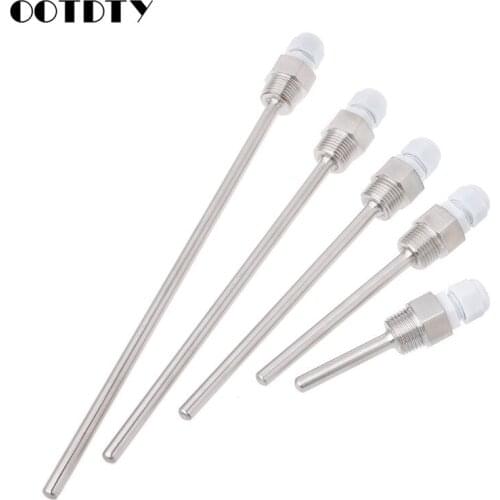 50-250mm Stainless Steel Thermowell 1/2" NPT Threads For Temperature Sensors