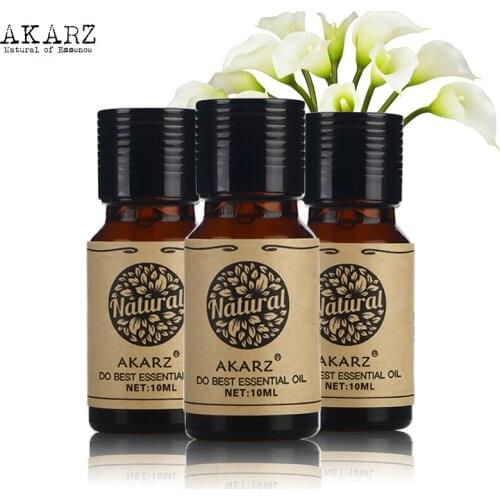 AKARZ Sandalwood Oregano Almond essential oil sets Top Brand For Skin Body Care Aromatherapy Massage Spa 10ml*3