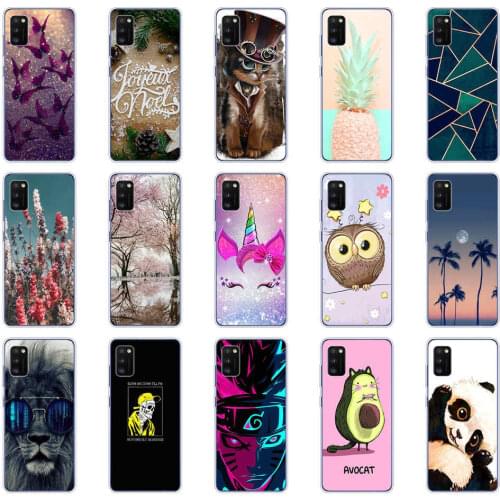 For Samsung A41 Case Cover Bumper On For Samsung Galaxy A41 TPU Soft Silicone Back Cover Case for Samsung A 41 Coque