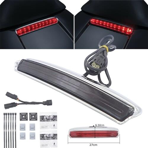 For Harley Electra Road Tri Glide Low Ultra Limited Low FLHTKL FLHTCU FLTRU 2014+ NEW Motorcycle Tour-Pak Lid Light Satin Black