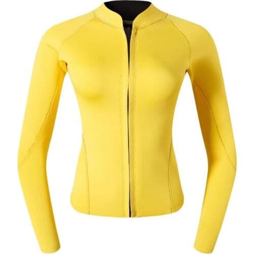2mm wetsuit jackets high stretch for snorkeling swimming diving sailing