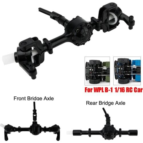 HIINST For WPL B-1 1:16 Military Truck RC Crawler Front/Rear Bridge Axle Replace Parts Remote control toy car upgrade parts