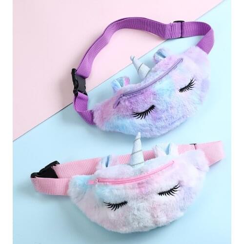 Hot Sale Cartoon Shoulder Bag Boys Crossbody Messenger Bags for Girls Party Gift Fashion Shiny Rainbow Unicorn Handbag Purses