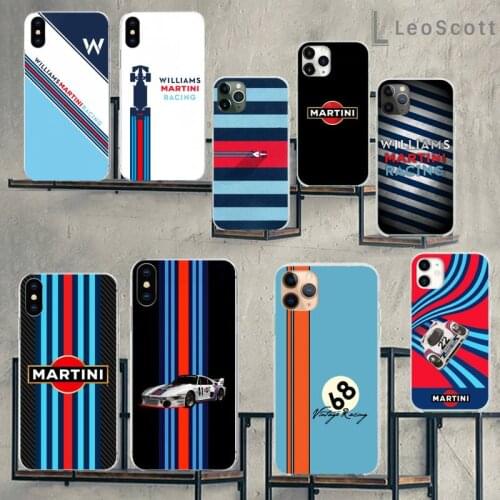 Martini Racing Phone Case For iphone 12 5 5s 5c se 6 6s 7 8 plus x xs xr 11 pro max mini