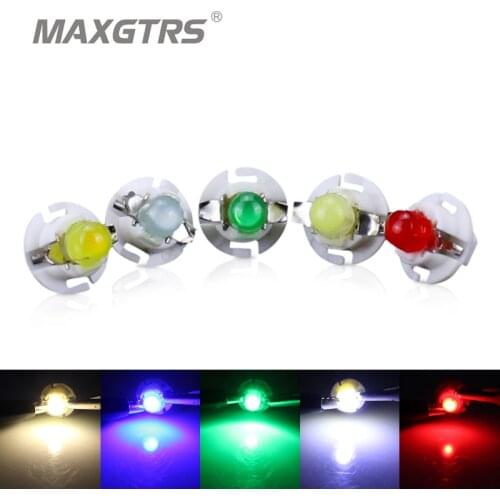 MAXGTRS 10X COB B8.4 LED Car Light Source BAX10S Dashboard Instrument Panel Bulb Interior Lighting Xenon Lamp DRL Car Styling