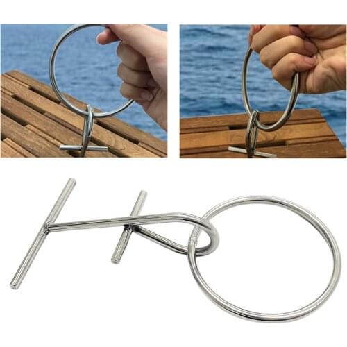 Marine 304 Stainless Steel Portable Dock Spring Silver New
