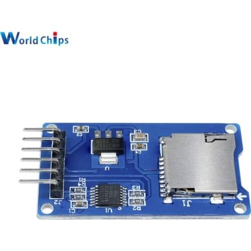 2PCS Micro SD Storage Board Micro SD TF Card Adapter Memory Shield Expansion Module SPI For Arduino AVR Microcontroller 3.3V