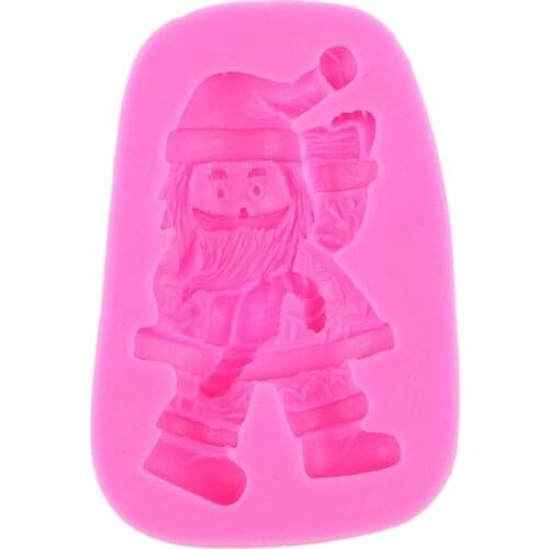 Christmas Tree Claus Hat Bell Silicone Mold Chocolate Fondant Moulds DIY Cake Decorating Tools E607