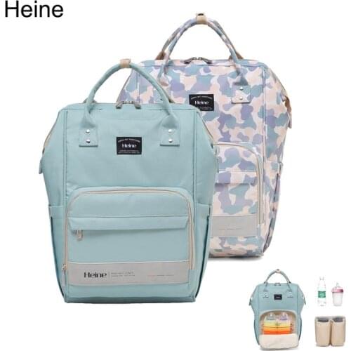 Diaper bag Backpack Light Waterproof Mummy bag Travel bag Large Capacity Nursing Bag Portable Nappy Bag Heine