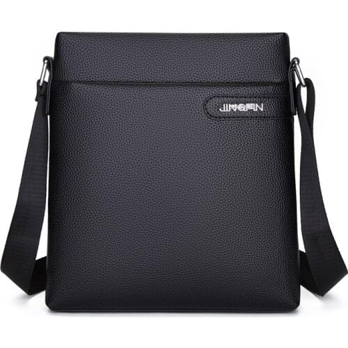 Crossbody Bags Genuine Leather Shoulder Purse Tablet Male Casual Work Waterproof Vintage Messenger Backpack Mens Business Bag