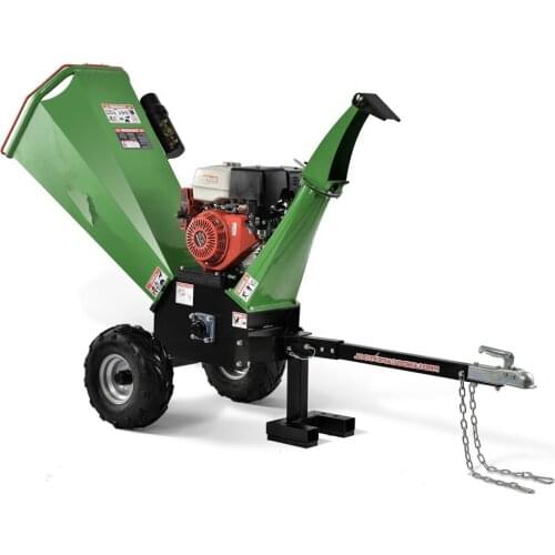 SYNBON Garden Machine Manual Petrol Motor Wood Tree Branch Shredder Chipper 6.5HP