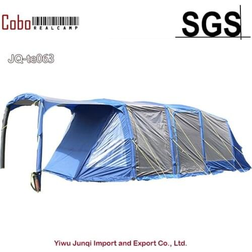 6M Outdoor Tunnel Camping Waterproof Large party Inflatable Air Beam Camper I5-8 person family air tent with inflatable tube