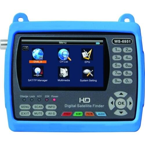 Satlink WS-6951 DVB-S/S2 Satellite Finder with MPEG-2/MPEG-4 compliant and backlight Satlink WS 6951 Meter