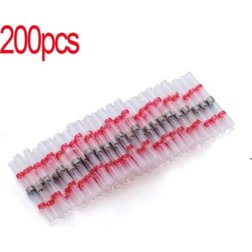 10Pcs Waterproof Solder Seal Heat Connector Shrink Butt Connectors Lug Terminals Electrical Wire Conector Car Insulated Terminal