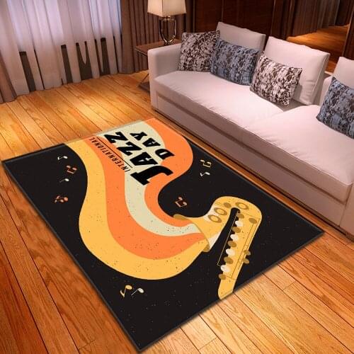 Colorful abstract carpet children crawling 3D carpet modern Jazz living room decorative rug home bedroom non-slip floor mat