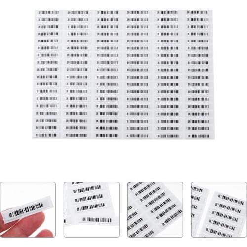 108pcs Goods Security Tags Magnet Security Labels Bar Code Security Label Adhesive Security Tags Goods Security Tags