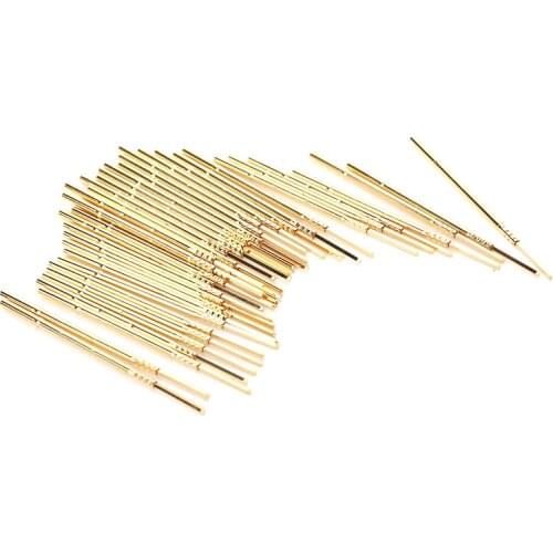 100Pcs Hot RL75-4W Test Probe Instrument 1.32mm Diameter 7.5mm Phosphor Bronze Metal Spring Pressure Test Probe