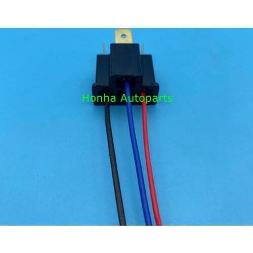 5/10/20/50/100 pcs 9003 H4 Bulb Socket Male Adapter Connector for Headlight Fog Lamp with 15cm 18AWG wire